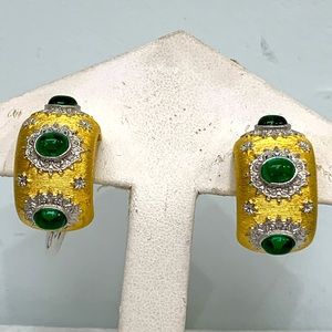 Green Agate earrings